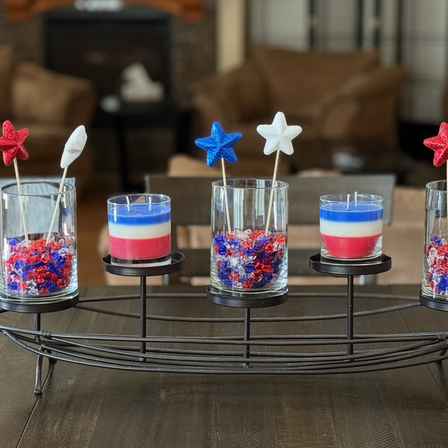 Red, White & Berry Vanilla Soy Wax Candle