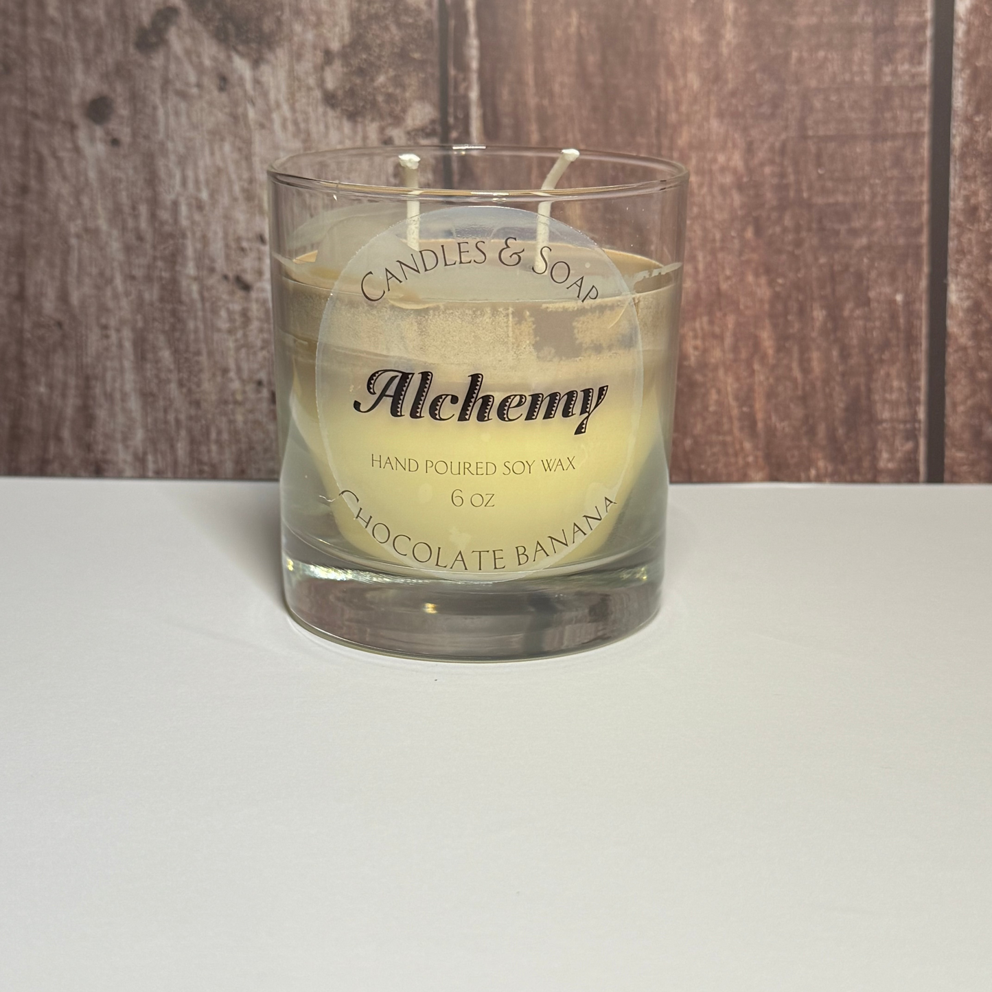 Chocolate-Banana Soy Wax Candle