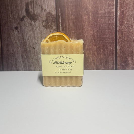Goat's Milk, Honey & Orange Soap