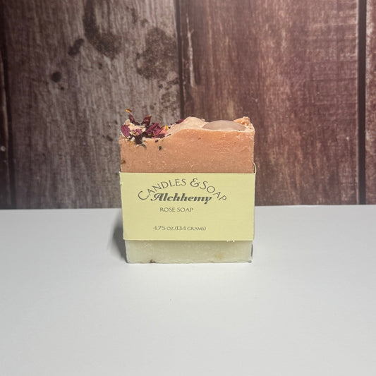 Rose Hip Soap with Rose Quartz (unscented)