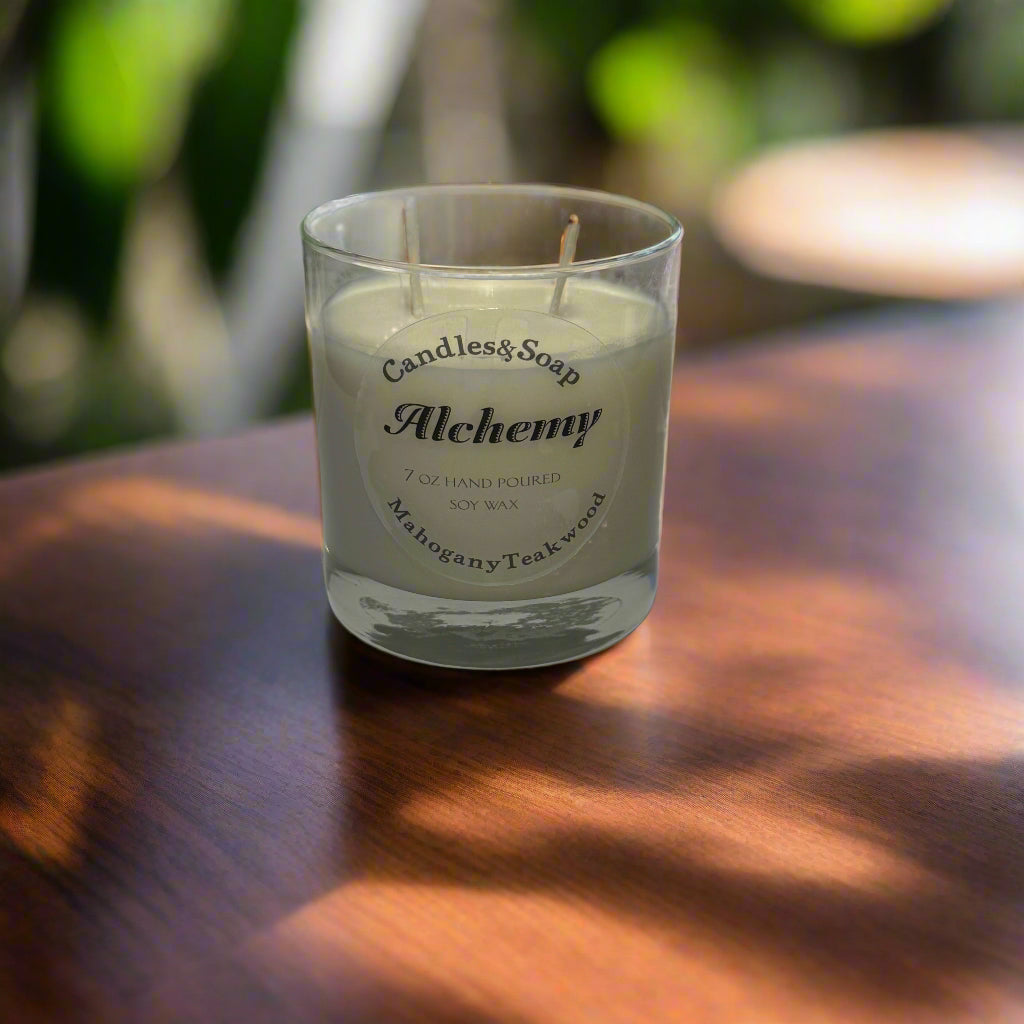 Mahogany Teakwood Soy Candle