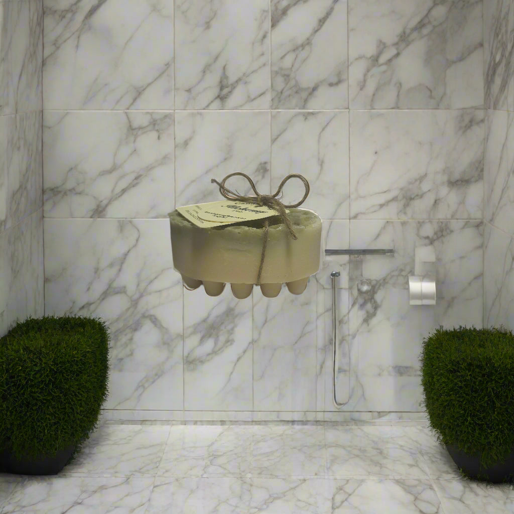 Eucalyptus & Spearmint Goat's Milk and Honey Massage Soap Bar