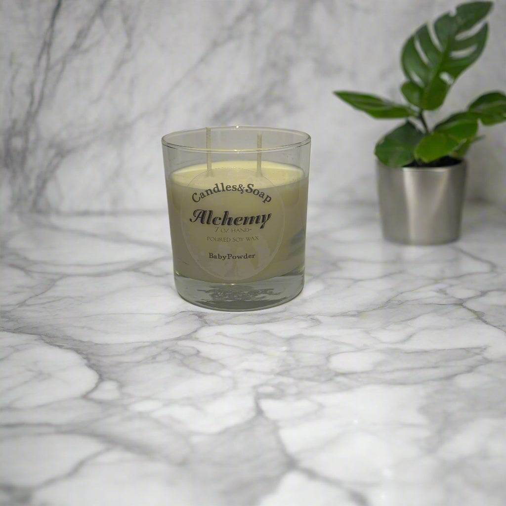 Baby Powder Scented Soy Wax Candle