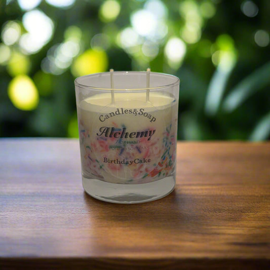Birthday Cake Scented Soy Wax Candle