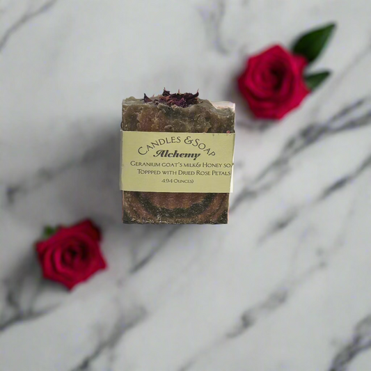 Goat's Milk  & Honey Geranium Soap
