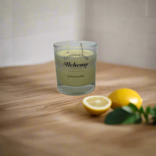 Lemoncello Scented Soy Wax Candle