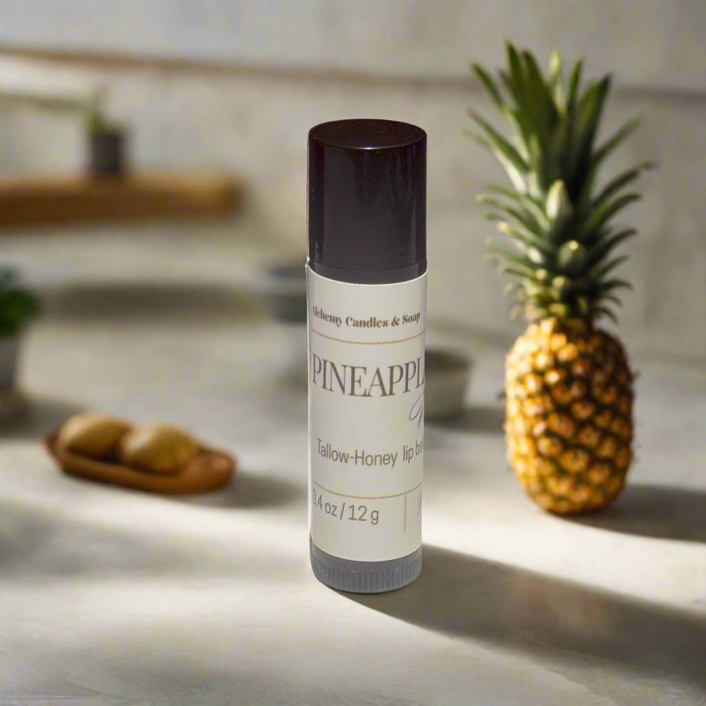 Pineapple & Vanilla Tallow-Honey Lip Balm