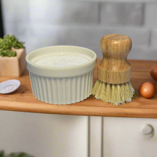 All Natural Dish Soap -5 oz with Bamboo brush