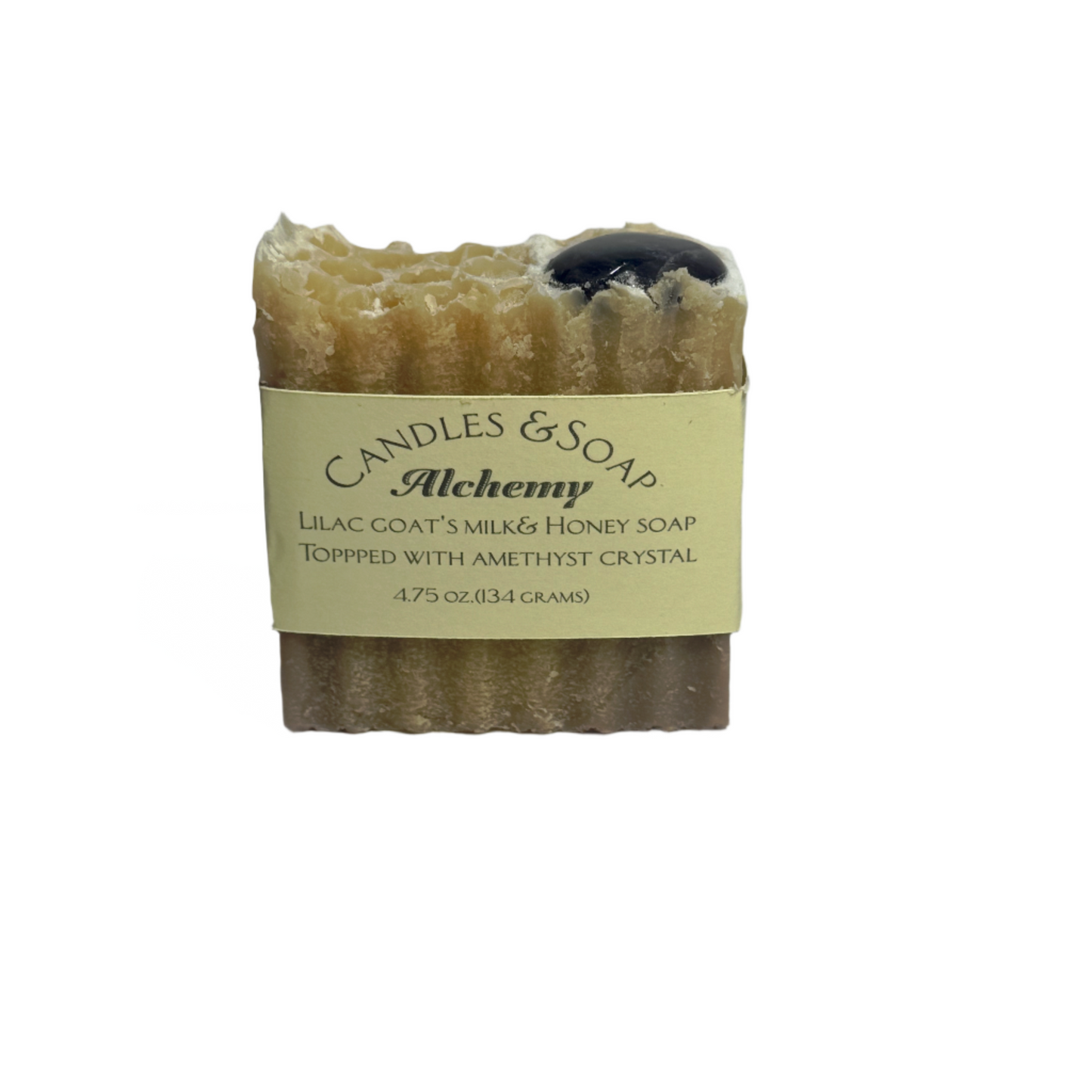 Lilac Goat's Milk Soap with Amethyst