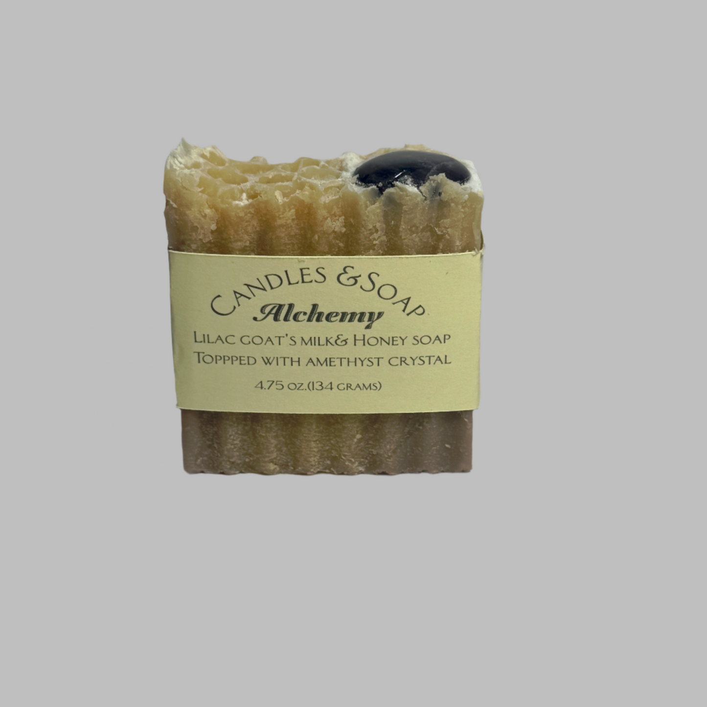 Lilac Goat's Milk Soap with Amethyst
