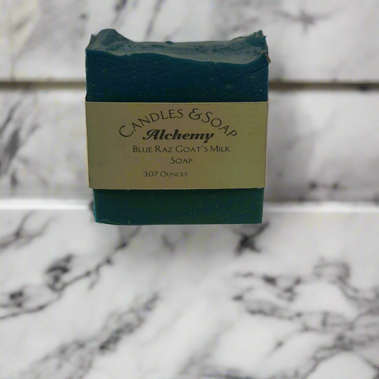 Blue Raz Goat's Milk Soap