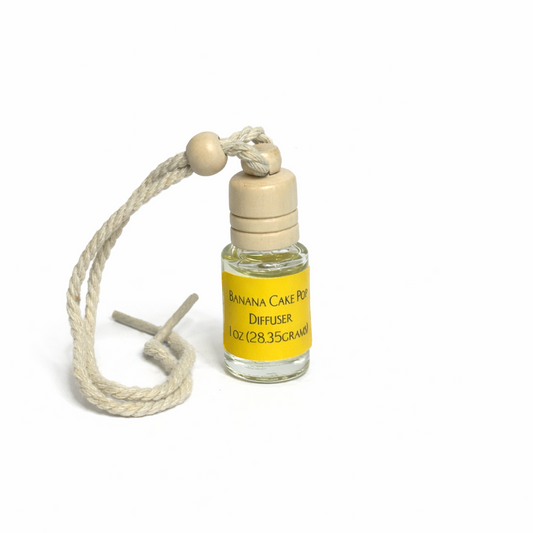 Banana Cake Pop Scented Car Diffuser-1 oz