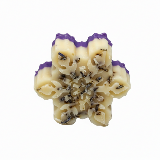Lavender & Vanilla  Snowflake Soap
