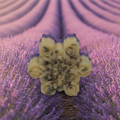 Lavender & Vanilla  Snowflake Soap