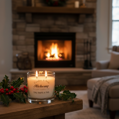 Cozy Hearth & Holly Candle