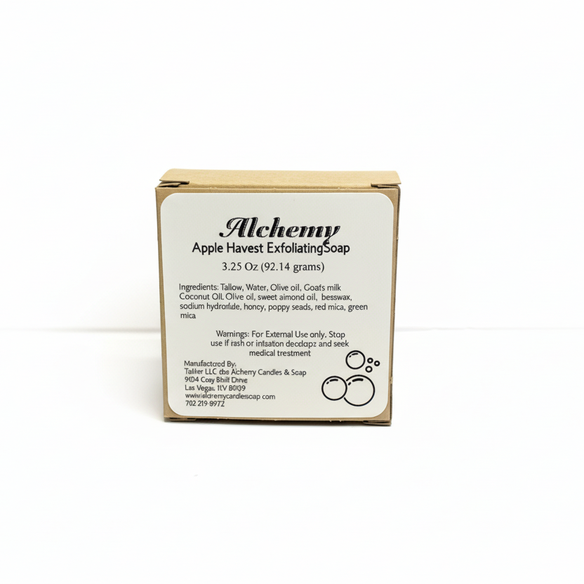 Apple Harvest Goat's Milk Poppy seed Soap