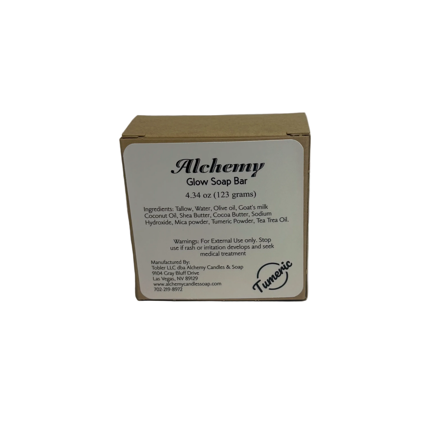 Glow Bar Goat's Milk & Turmeric Soap