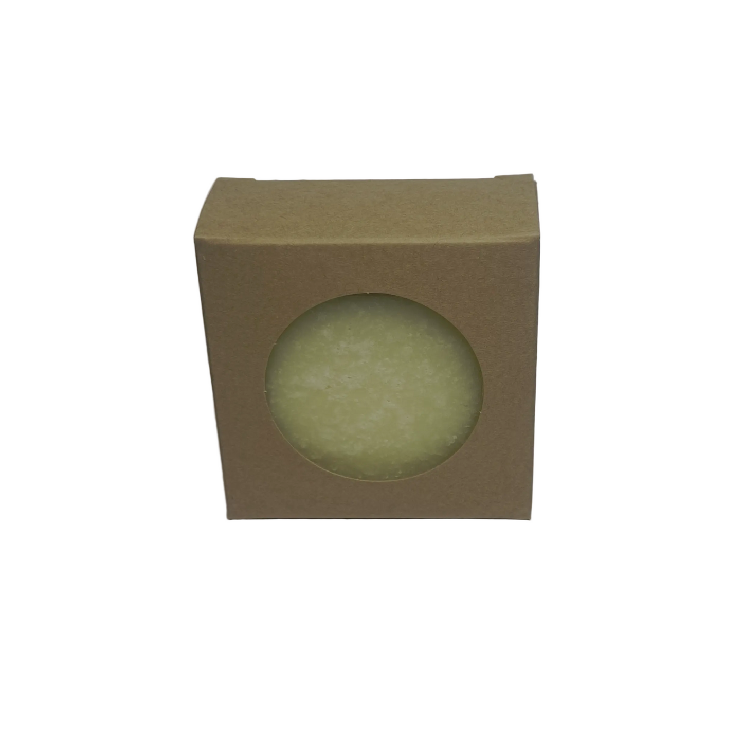 soap bar in a beige box on a gray background