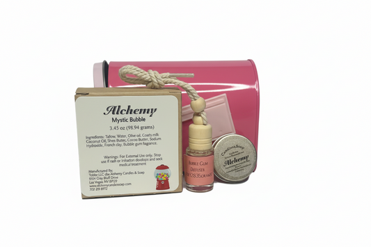 Alchemy Mystic Bubble product with packaging on a white background