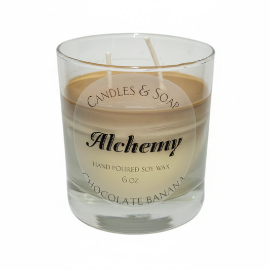 Chocolate-Banana Soy Wax Candle