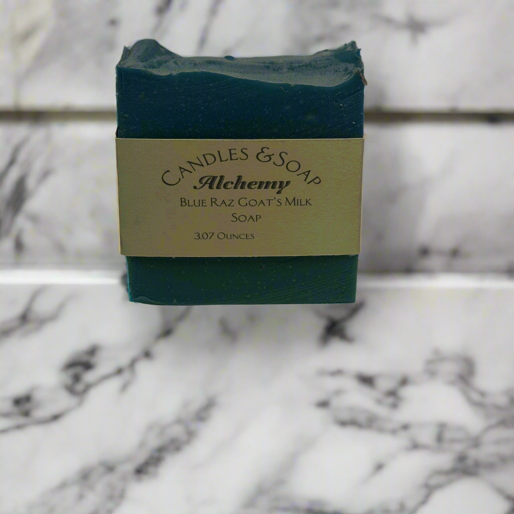 Blue Raz Goat's Milk Soap